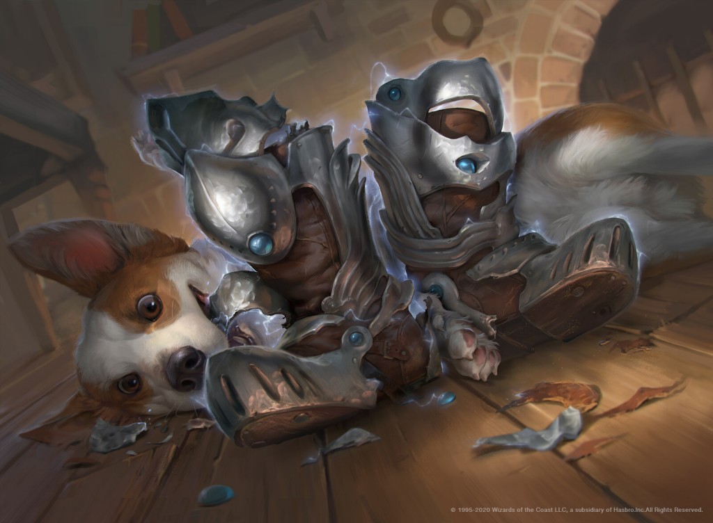 Lightning Greaves MtG Art from Secret Lair Set by Rudy Siswanto Art