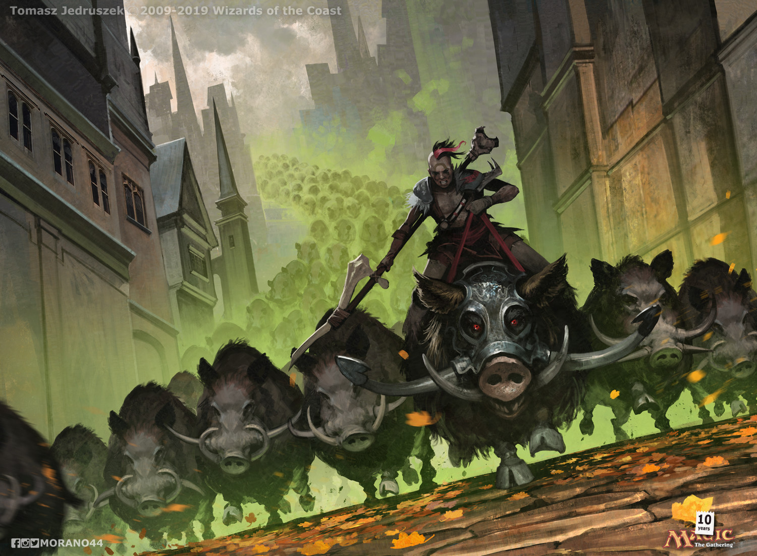 thumbnail image 2 of MTG Ravnica Allegiance – Rhythm Of The Wild (RNA 201) – MINT Uncommon Enchantment 2 of 4