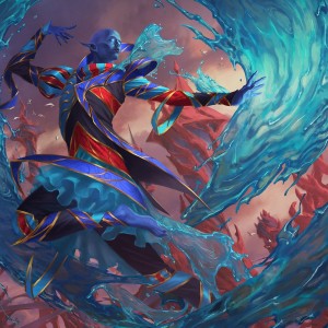 Waterfall Aerialist - Strixhaven MtG Art