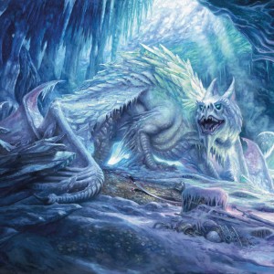 Icingdeath, Frost Tyrant - Adventures in the Forgotten Realms MtG Art