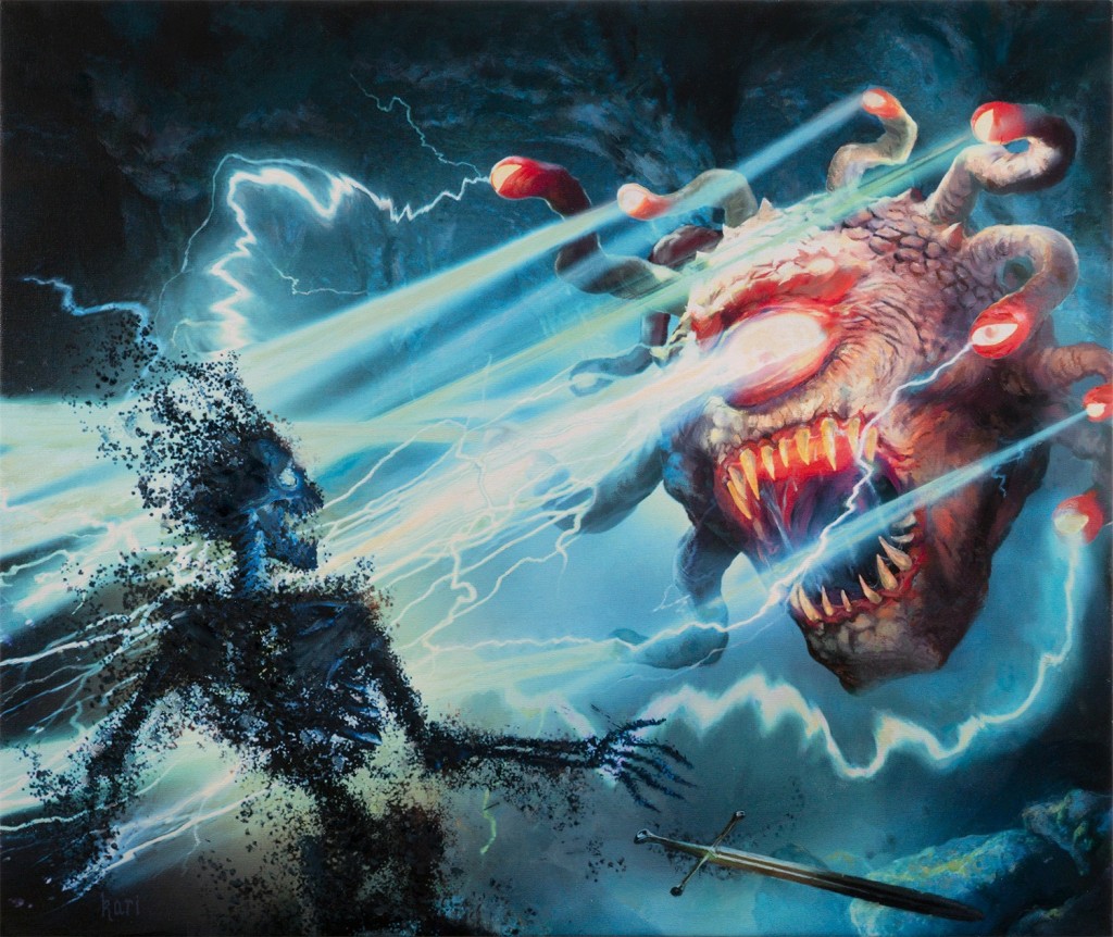 Eyes of the Beholder MtG Art from Adventures in the Realms Set by Kari Christensen
