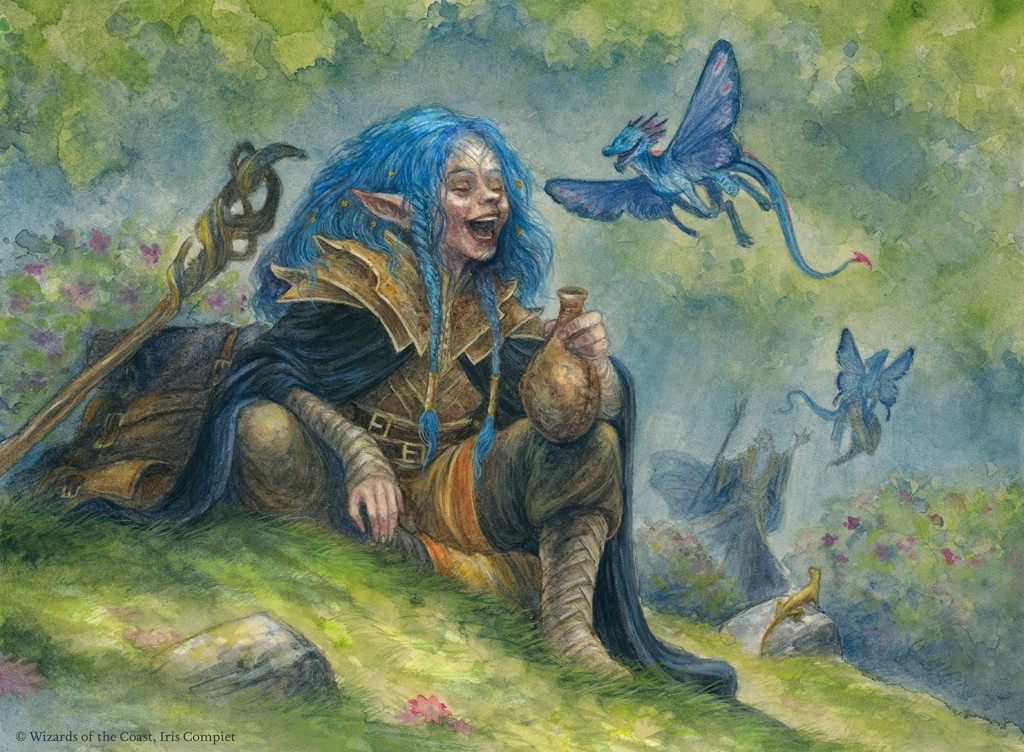 Feywild Trickster MtG Art from Adventures in the Realms Set by Iris Compiet Art of