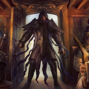 Grim Wanderer - Adventures in the Forgotten Realms MtG Art