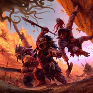 Swarming Goblins - Adventures in the Forgotten Realms MtG Art