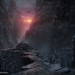 Mountain - Innistrad Midnight Hunt MtG Art