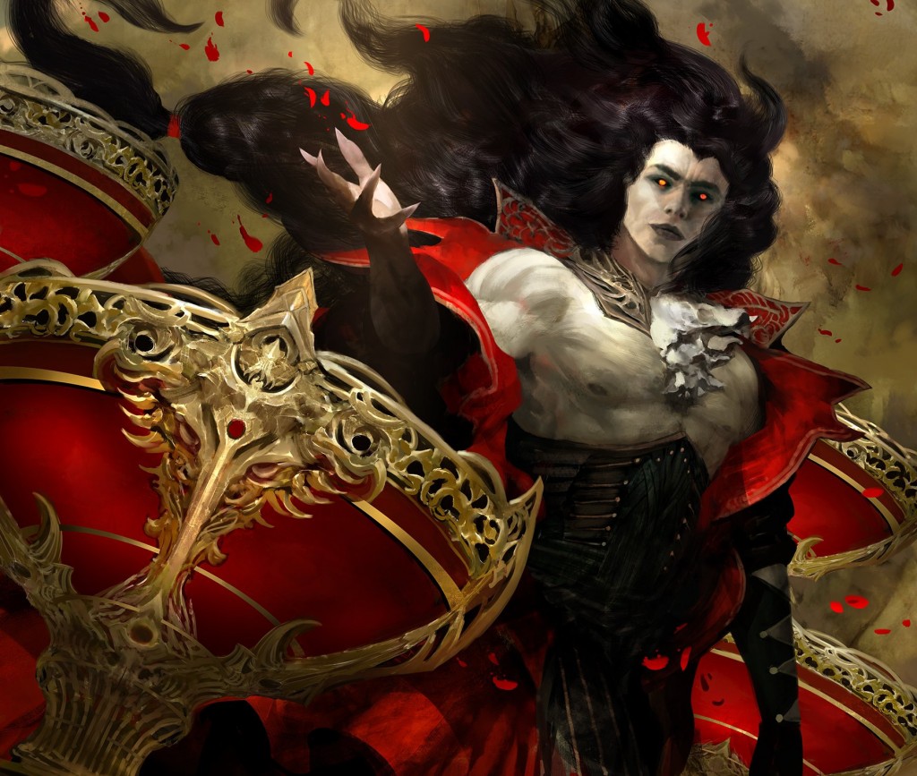 Bloodvial Purveyor (Variant) MtG Art from Innistrad Crimson Vow Set by Kekai Kotaki Art of