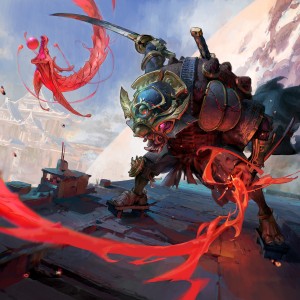 Goro-Goro, Disciple of Ryusei - Kamigawa Neon Dynasty MtG Art