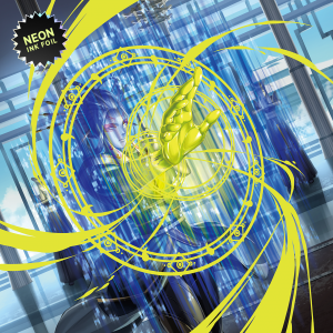 Freed from the Real MtG Art from Secret Lair Set by Sennsu Art of