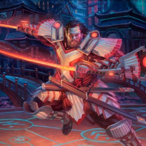 Isshin, Two Heavens as One - Kamigawa Neon Dynasty MtG Art