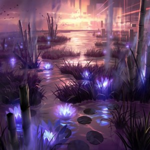 Takenuma, Abandoned Mire - Kamigawa Neon Dynasty MtG Art
