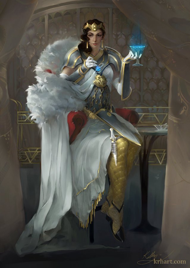 Elspeth Resplendent (Variant) MtG Art from Streets of New Capenna Set ...