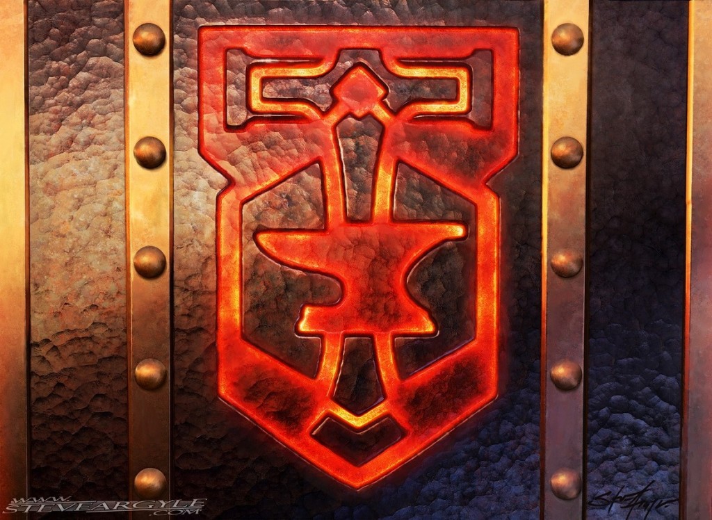 Riveteers Charm MtG Art from Streets of New Capenna Set by Steve Argyle