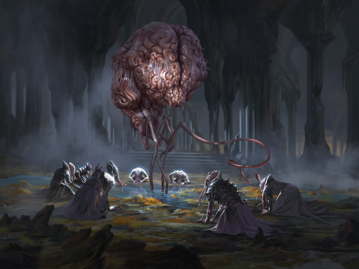 Elder Brain MtG Art from Commander Legends: Battle for Baldur's Gate Set by  Daarken - Art of Magic: the Gathering