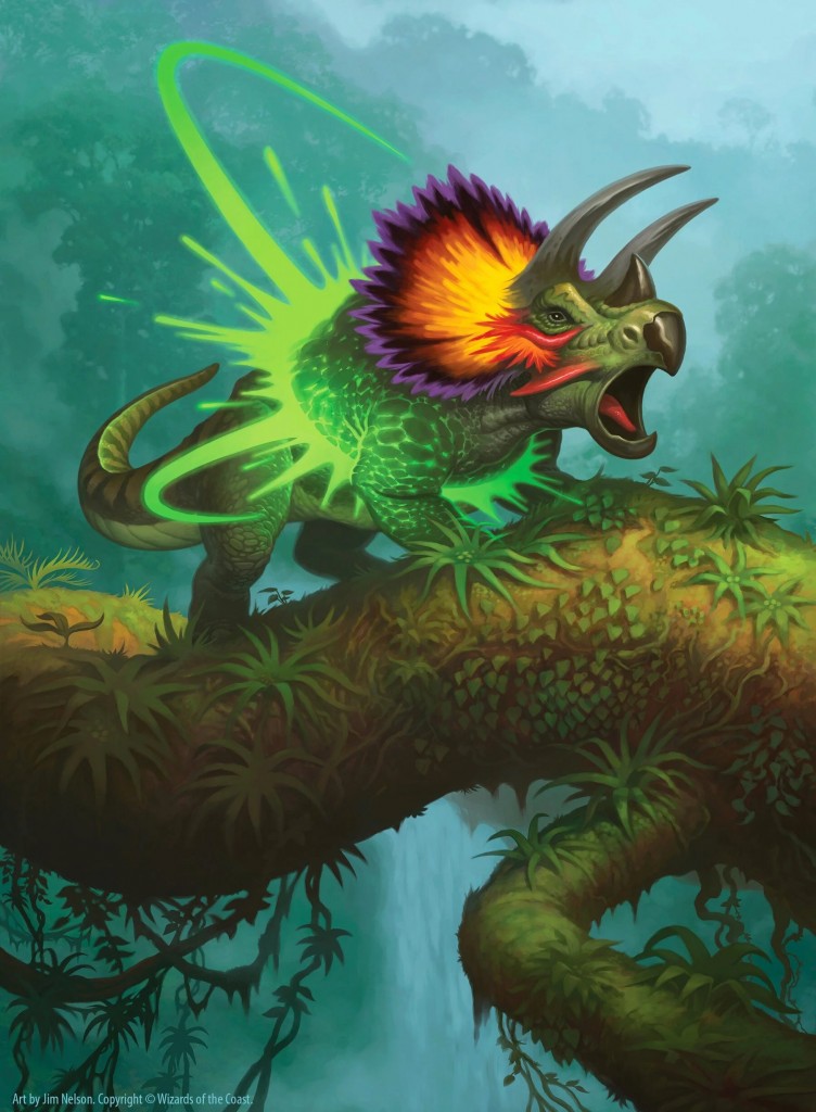 Hardened Scales MtG Art from Double Masters 2022 Set by Jim Nelson Art of Magic the Gathering