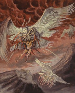 Flickerwisp (Variant) MtG Art from Double Masters 2022 Set by Thomas M ...