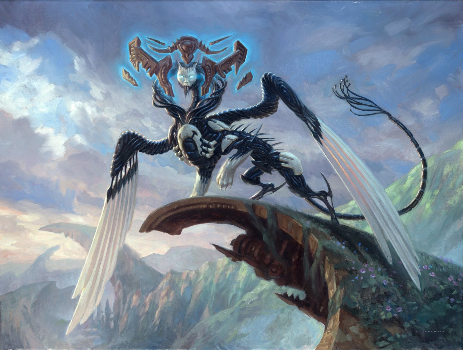Defiler of Dreams MtG Art from Dominaria United Set by Ryan Pancoast Art of Magic the Gathering