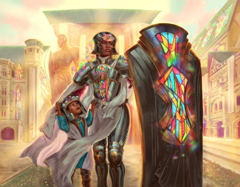 Guardian of New Benalia MtG Art from Dominaria United Set by Ernanda ...
