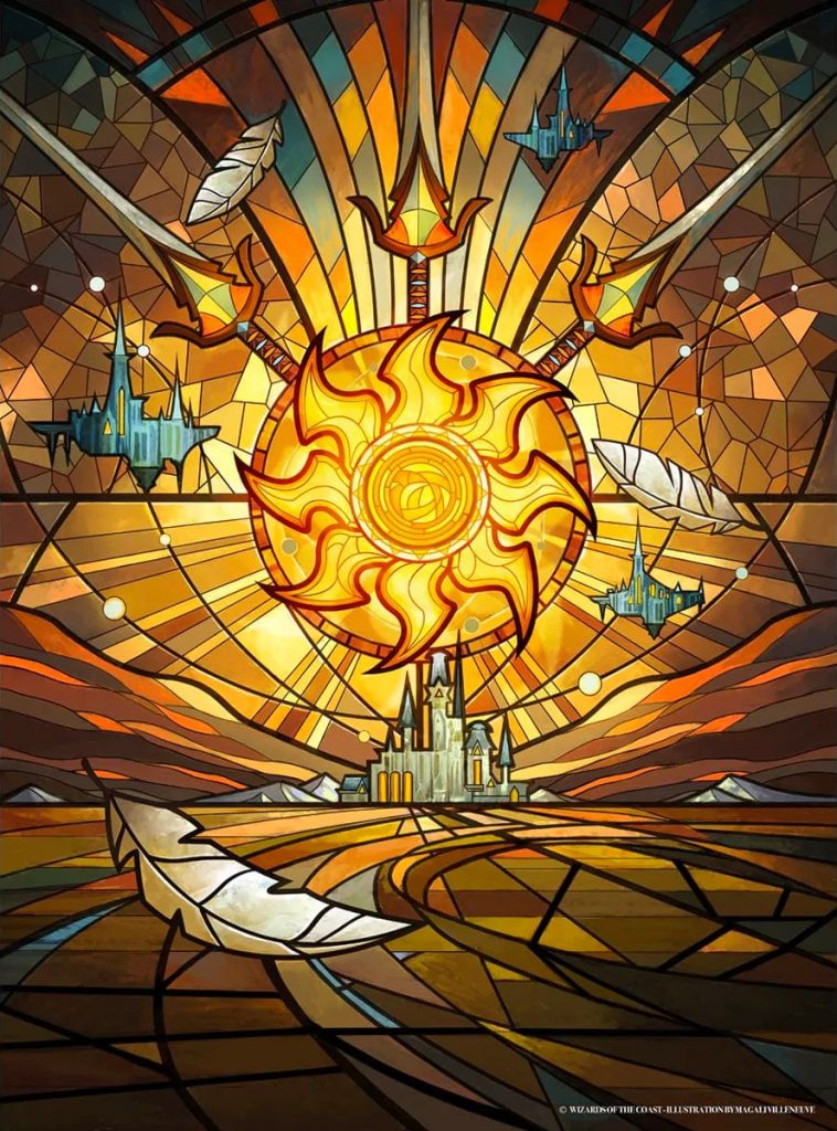 Plains (Variant) MtG Art from Dominaria United Set by Magali Villeneuve