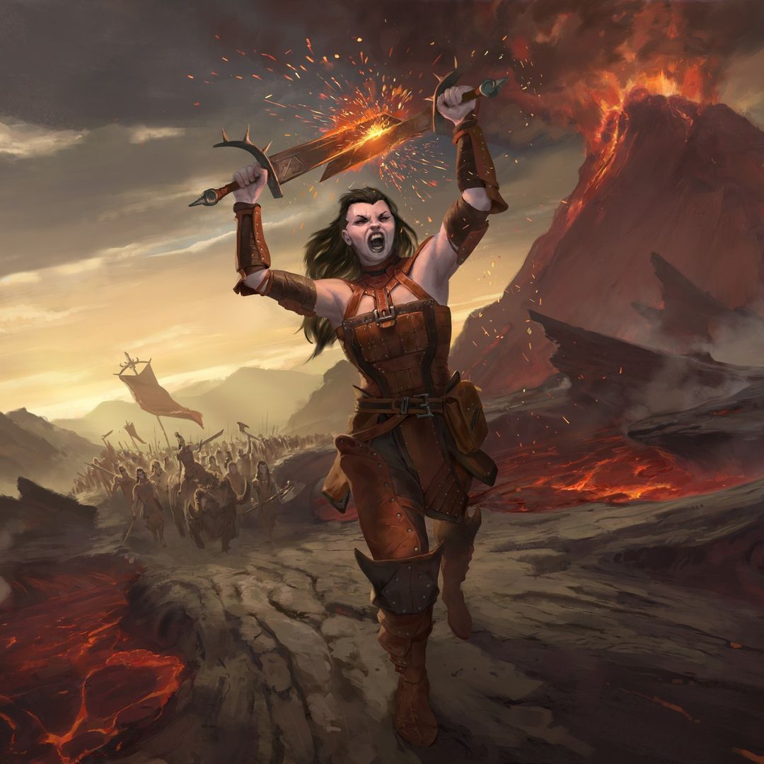 Radha s Firebrand MtG Art From Dominaria United Set By Angelo Bortolini Radha s Firebrand MtG Art From Dominaria United Set By Angelo Bortolini