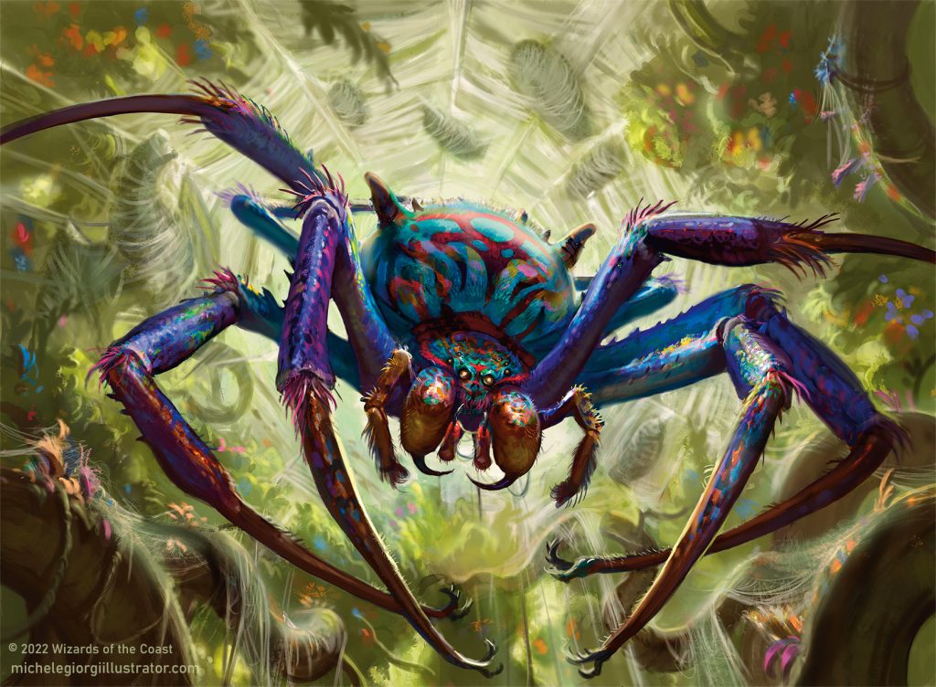 Snarespinner MtG Art from Dominaria United Set by Michele Art