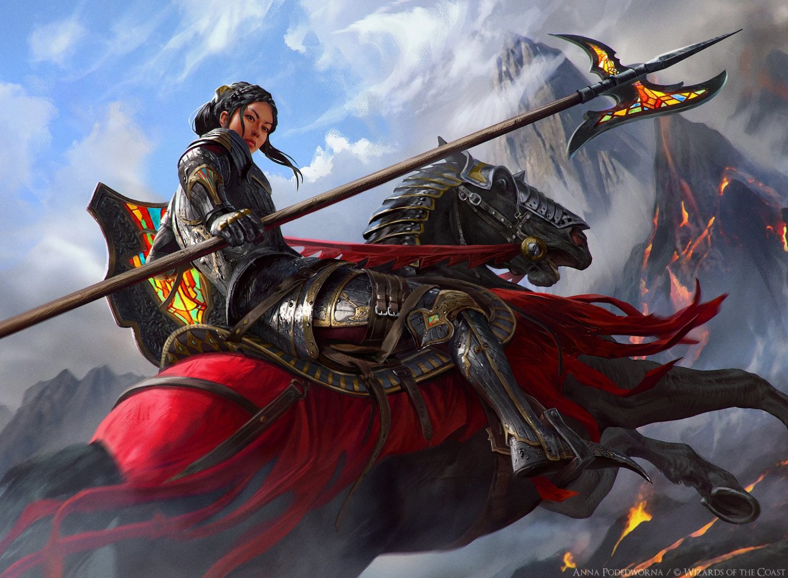 Tori D'Avenant, Fury Rider MtG Art from Dominaria United Set by Anna ...