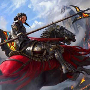 Tori D'Avenant, Fury Rider - Dominaria United MtG Art
