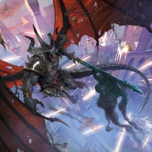 Be'lakor, the Dark Master - Warhammer 40000 MtG Art