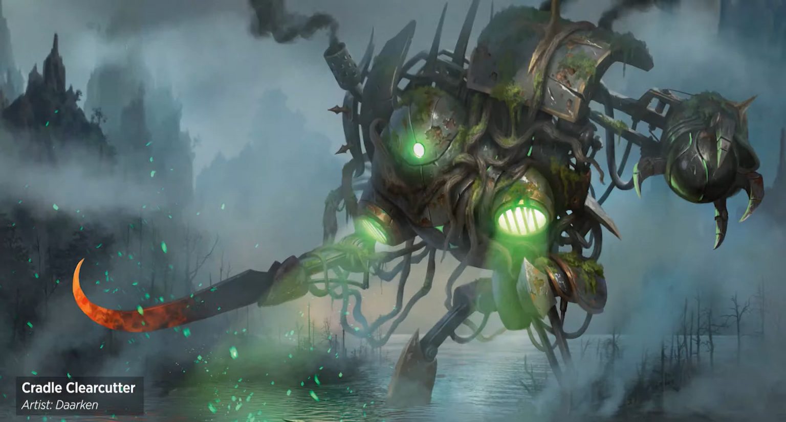 Cradle Clearcutter MtG Art from The Brothers' War Set by Daarken Art