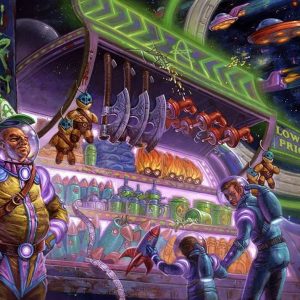 Exit Through the Grift Shop - Unfinity MtG Art