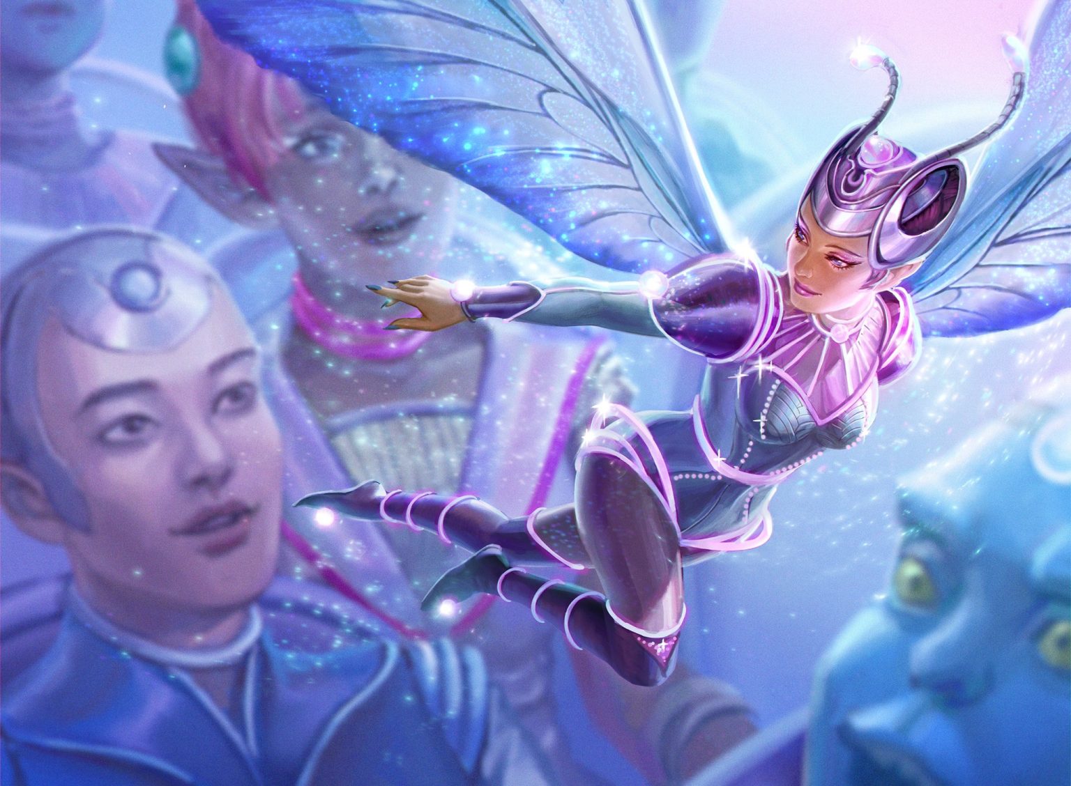 Glitterflitter MtG Art from Unfinity Set by Yangtian Li - Art of Magic ...