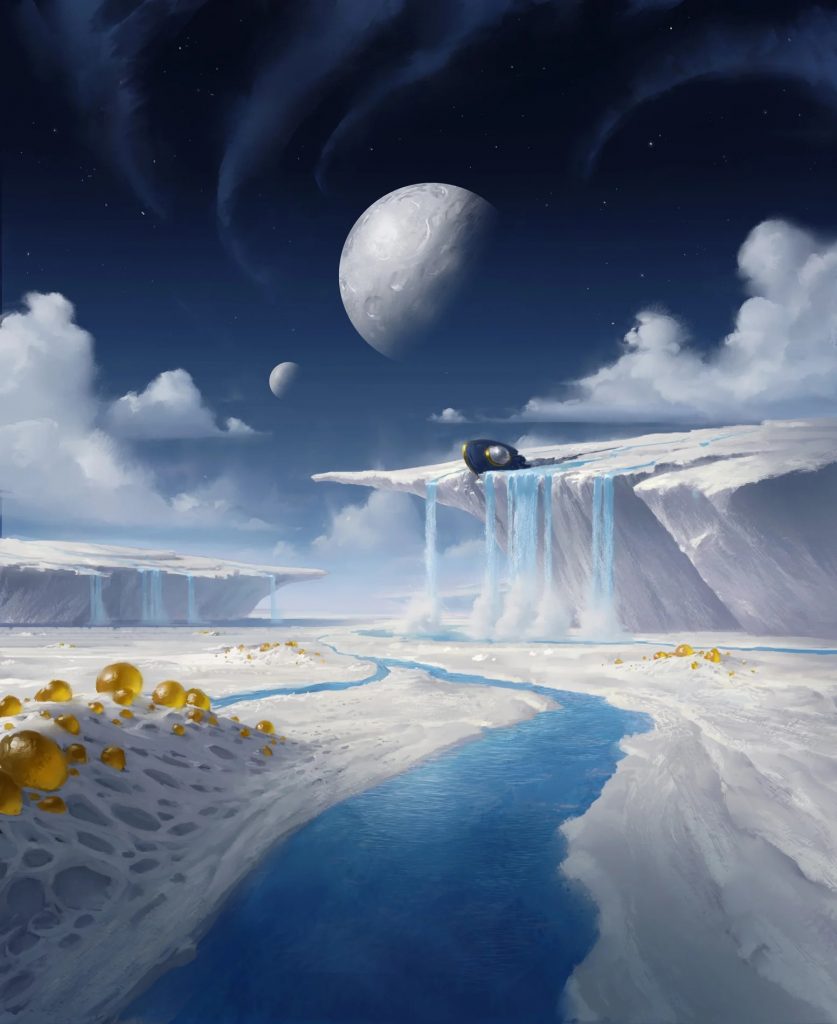 hallowed-fountain-mtg-art-from-unfinity-set-by-piotr-dura-art-of