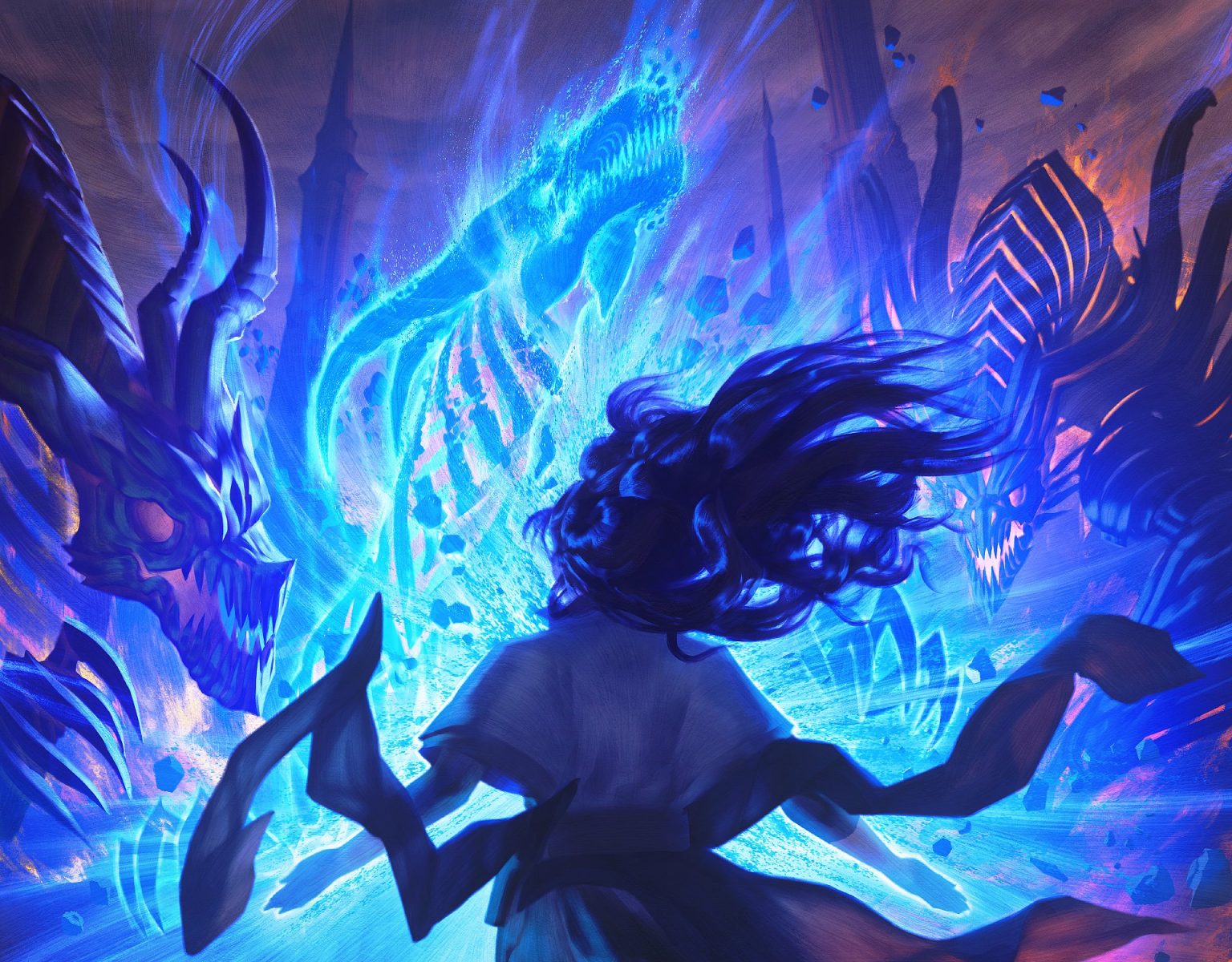 Hurkyl's Final Meditation MtG Art from The Brothers' War Set by