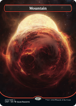 Mountain MtG Art from Unfinity Set by Adam Paquette - Art of Magic: the ...