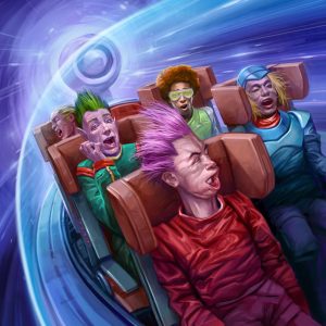 Roller Coaster - Unfinity MtG Art