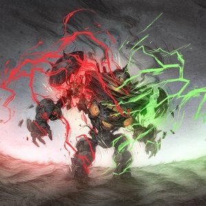 Sibling Rivalry - The Brothers' War MtG Art