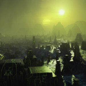 Tomb Fortress - Warhammer 40000 MtG Art
