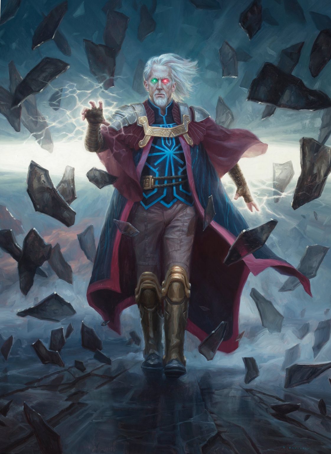 Urza planeswalker mtg art from the brothers war set by ryan pancoast