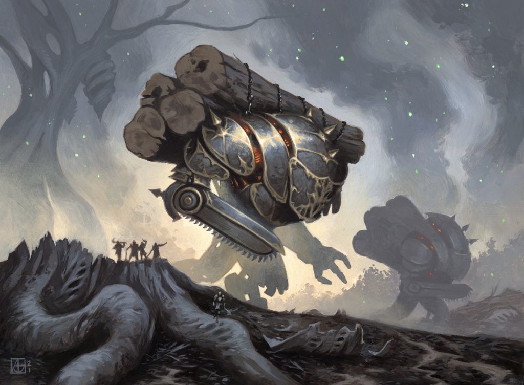 Wasteful Harvest MtG Art from The Brothers' War Set by Alex Stone Art