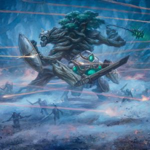 Woodcaller Automaton - The Brothers' War MtG Art