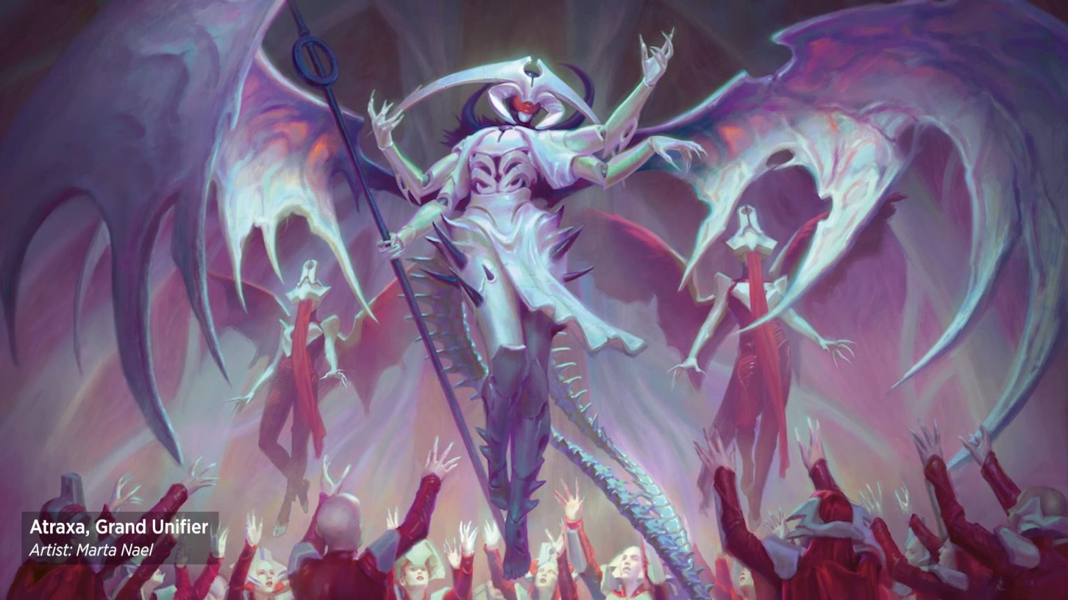 Atraxa, Grand Unifier MtG Art from Phyrexia: All Will Be One Set by