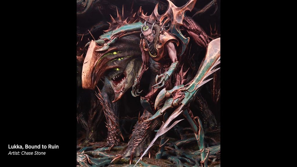 Lukka, Bound to Ruin MtG Art from Phyrexia All Will