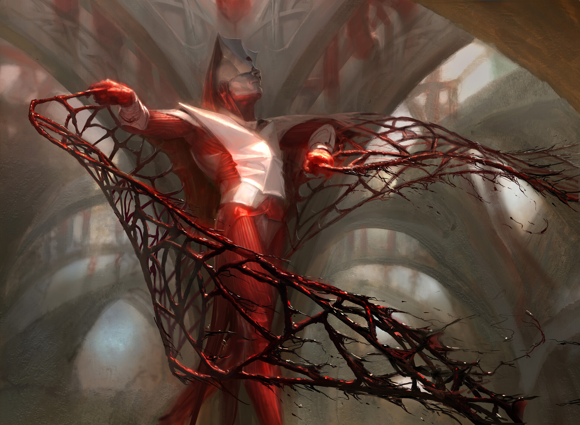 Sinew Dancer MtG Art from Phyrexia: All Will Be One Set by Campbell White -  Art of Magic: the Gathering