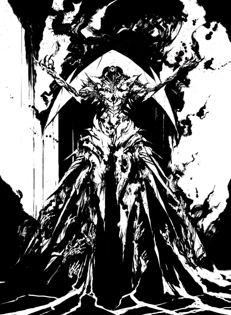 Elesh norn variant mtg art from march of the machine set by kekai