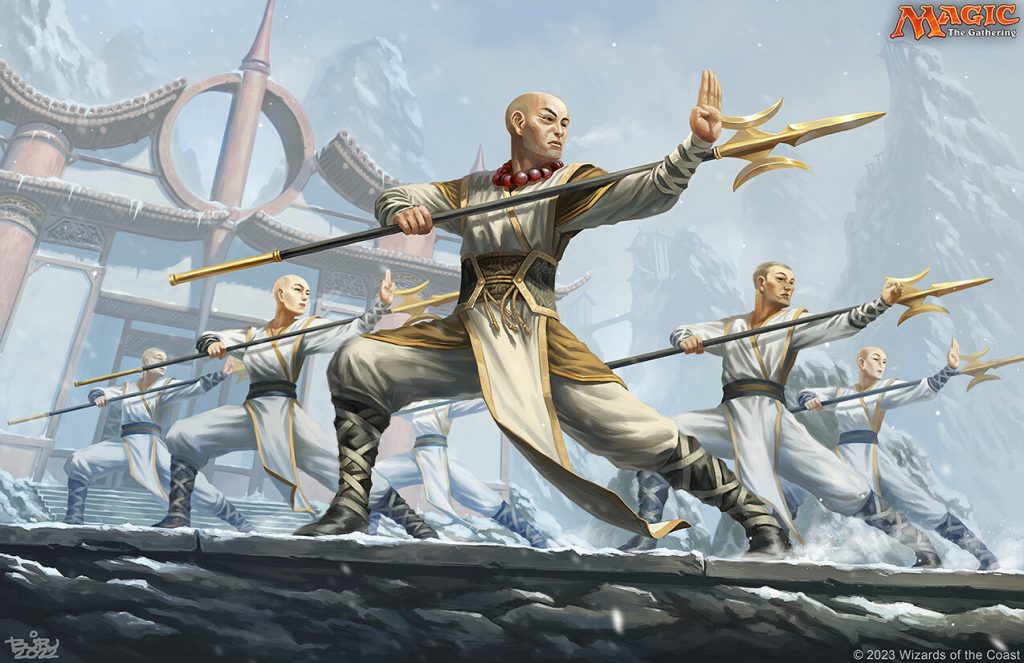 Monastery Mentor MtG Art From March Of The Machine Set By Brian Valeza 