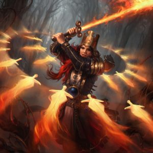 Heartflame Duelist - Wilds of Eldraine MtG Art
