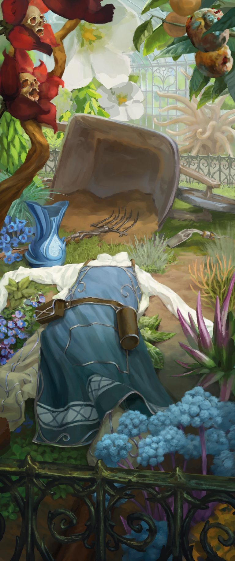 Case of the Locked Hothouse MtG Art from Murders at Karlov Manor Set by