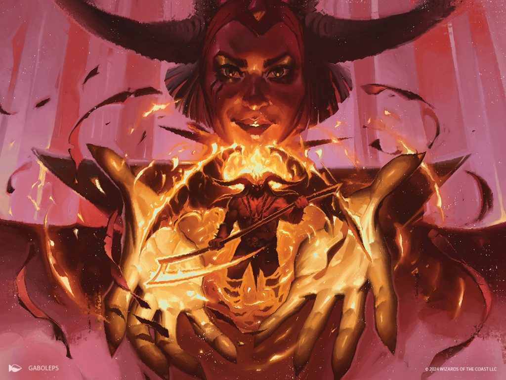 Convenient Target MtG Art from Murders at Karlov Manor Set by Gaboleps Art of Magic the Gathering