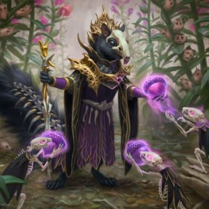 Bonecache Overseer - Bloomburrow MtG Art