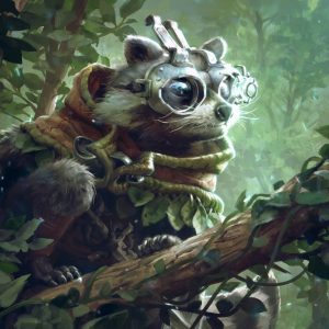 Brambleguard Veteran - Bloomburrow MtG Art