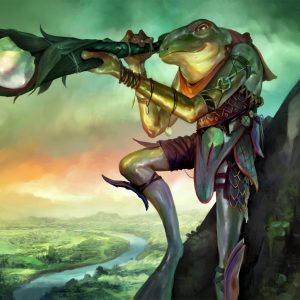 Clifftop Lookout - Bloomburrow MtG Art